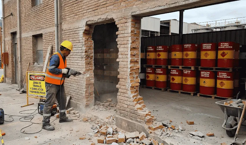 Servicio de Obra Civil en Áreas Explosivas