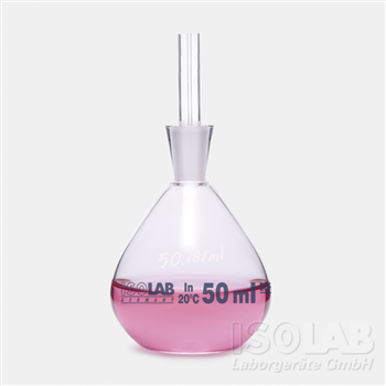 Picnometro De Vidrio Calibrado De 50Ml